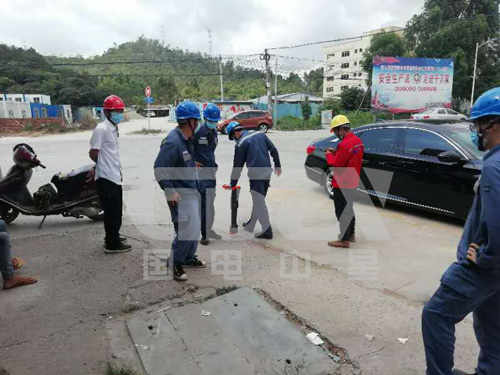  电缆路径仪现场试验